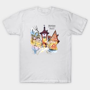 Color Rothenburg ob der Tauber, Bavaria T-Shirt